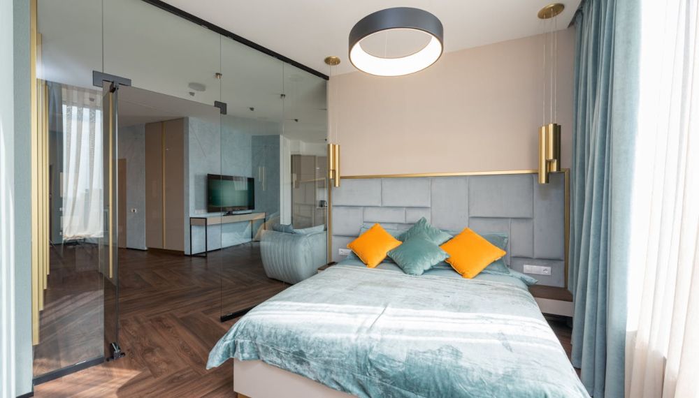 Camera da letto di una casa