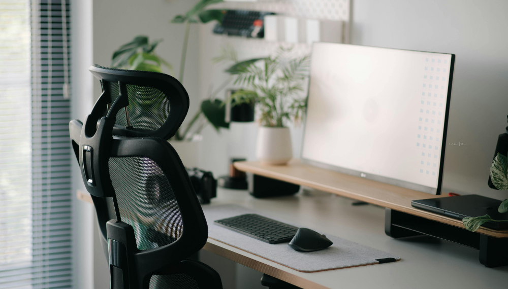 Sedia ergonomica per uno studio in casa